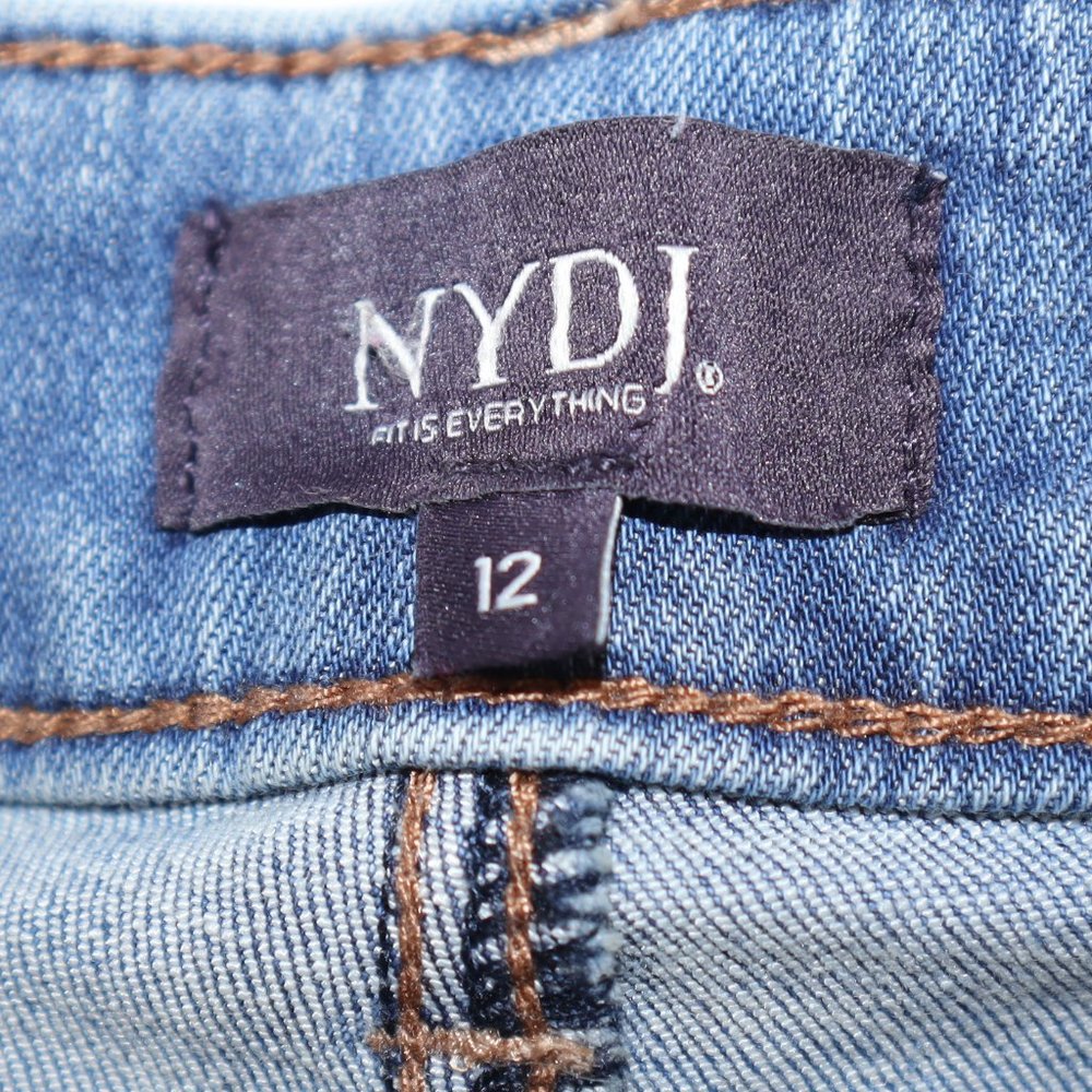 NYDJ Marilyn Straight Blue Medium Wash Jeans Women's Size 10 and 12 - Picture 16 of 16